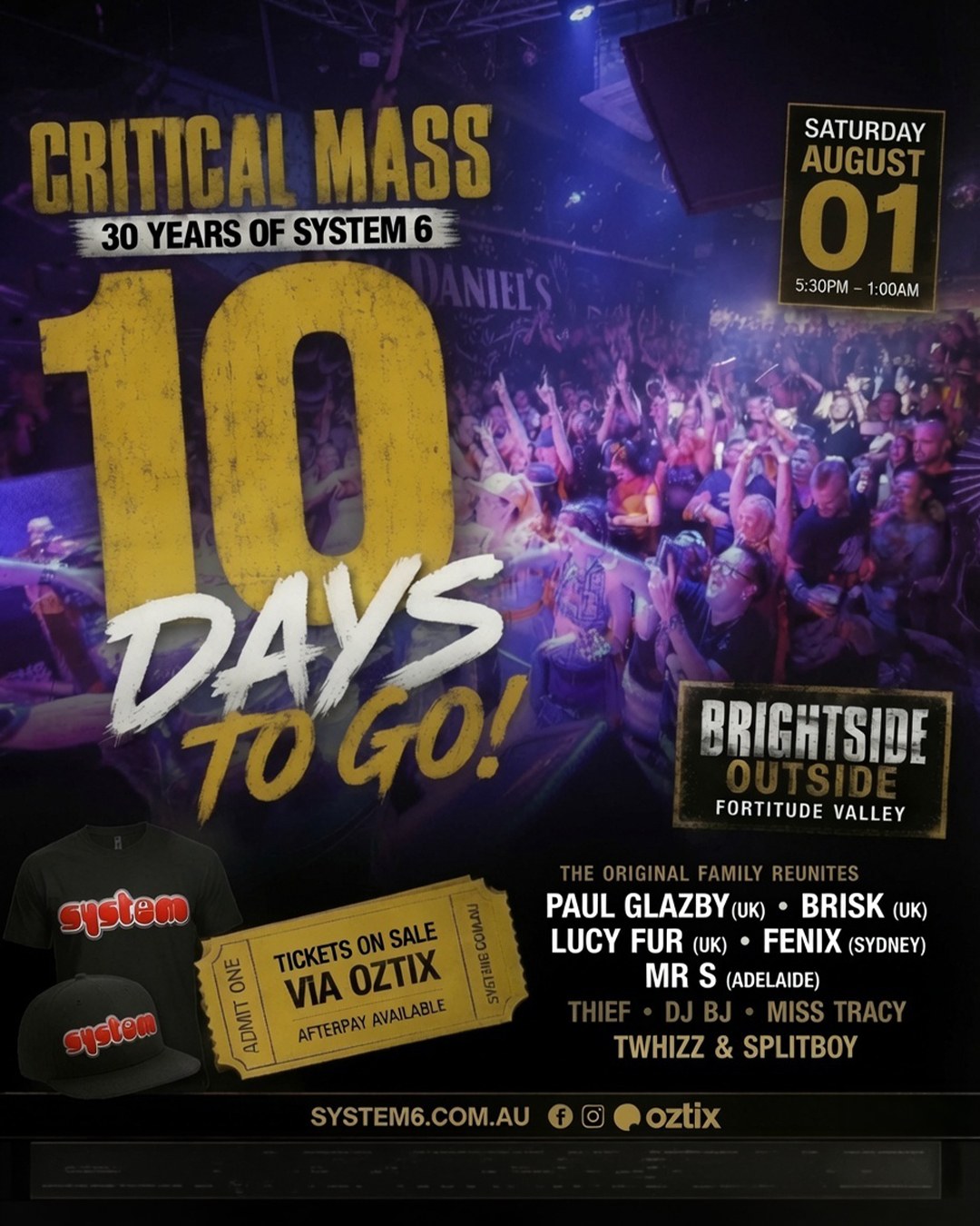10 DAYS TO GO – CRITICAL MASS