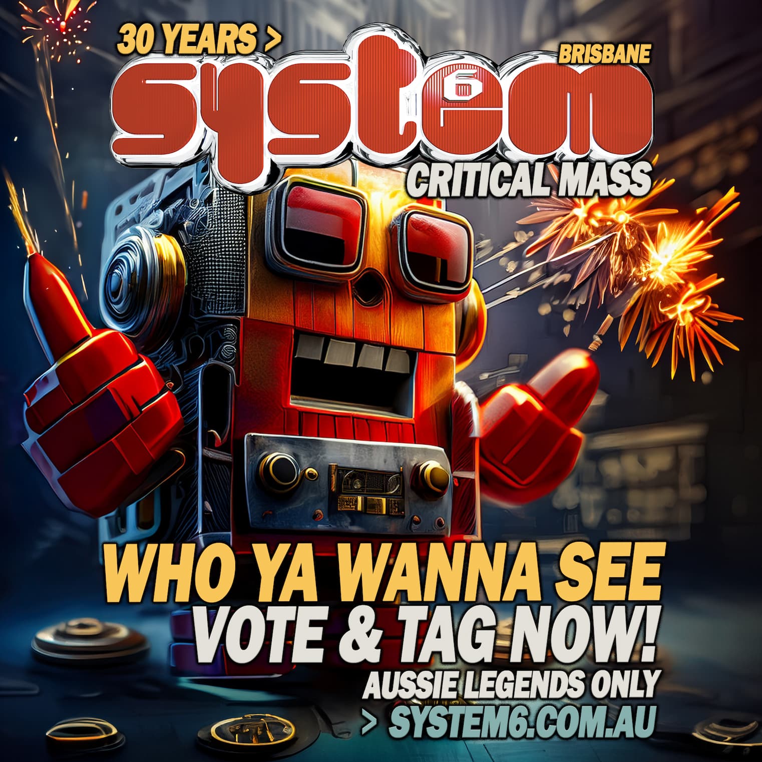 System 6 Critical Mass 2026 - Tag Your DJs